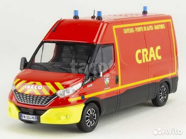 Коллекционная модель Iveco Daily Crac Sdis 06 2019 1:43 Eligor