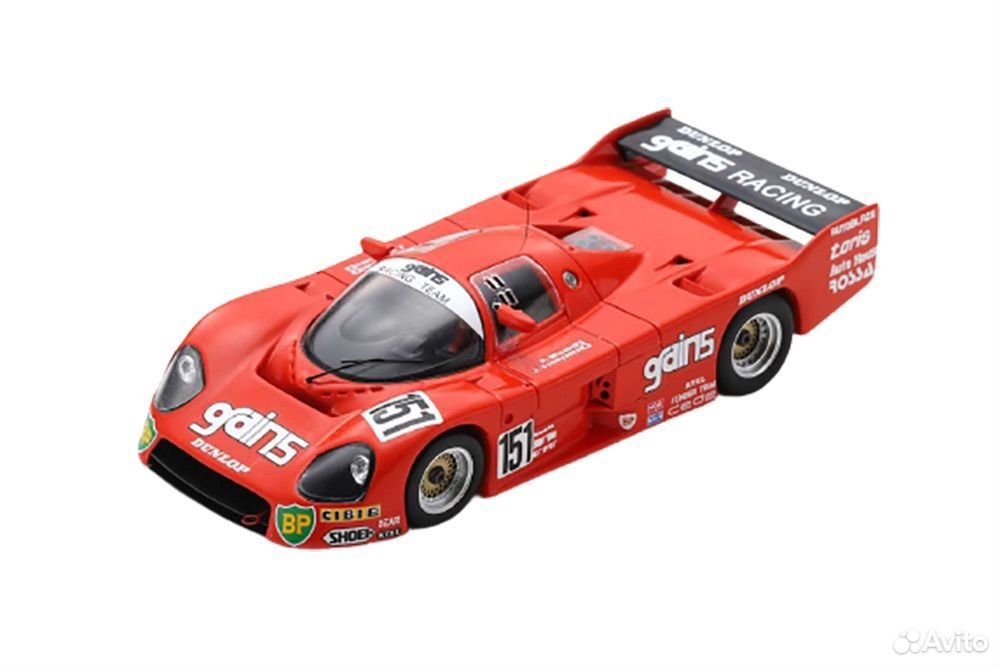 Коллекционная модель Toyota JTK 63C #151 500km Fuji 1988 1:43