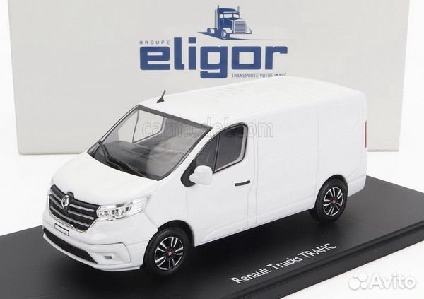 Коллекционная модель Renault Trafic Van 2022 White 1:43 Eligor
