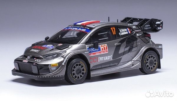 Коллекционная модель Toyota GR Yaris Rally1 Hybrid #17 2024 1:18