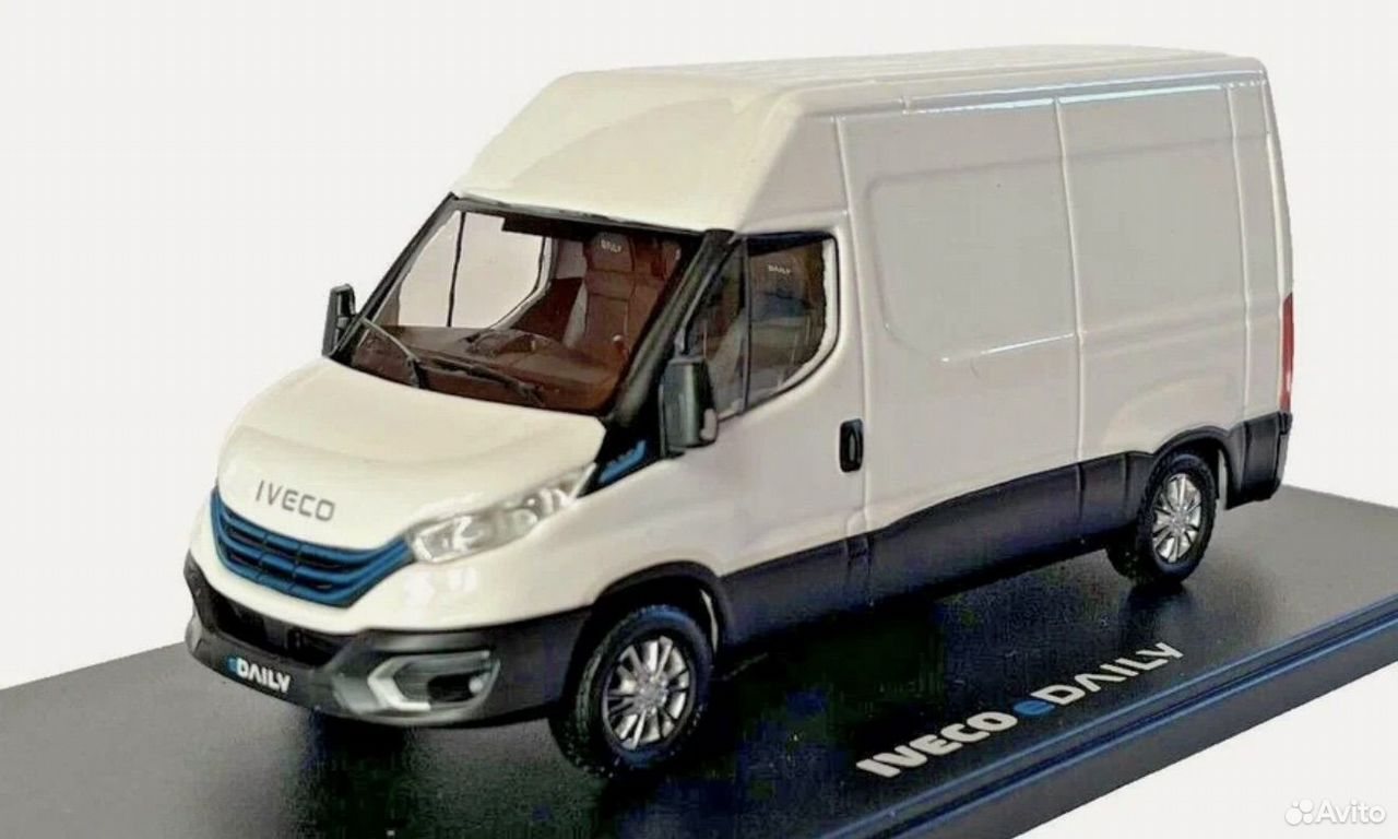 Коллекционная модель Iveco E-Daily фургон 2023 White 1:43 Eligor