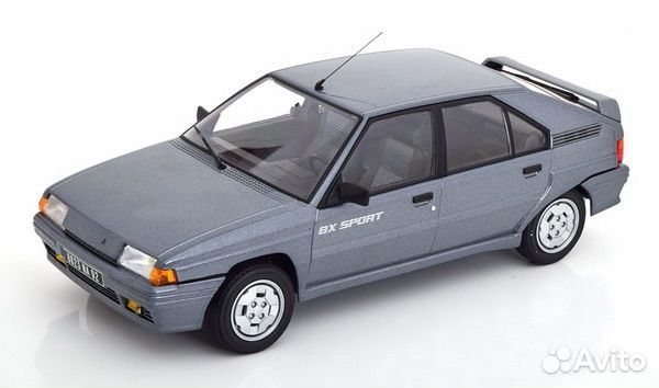 Коллекционная модель Citroen BX Sport 1985 Grey 1:18 Norev