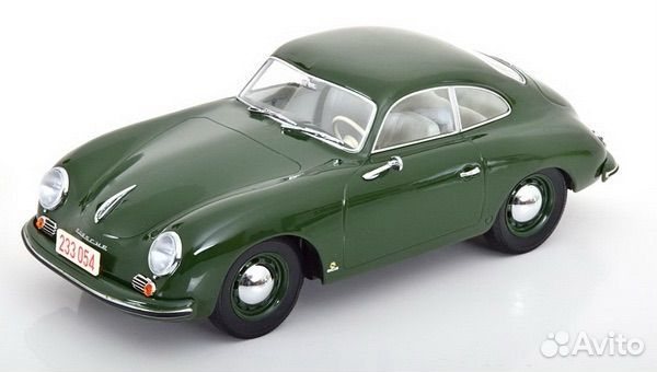 Коллекционная модель Porsche 356 Coupe 1954 Green 1:18 Norev