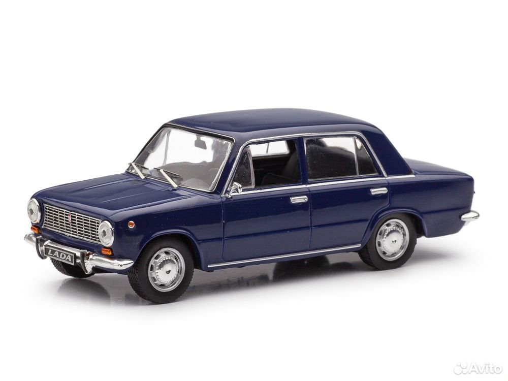 Коллекционная модель ВАЗ-2101 "Жигули" (LADA 1200) 1970 Синий 1:43