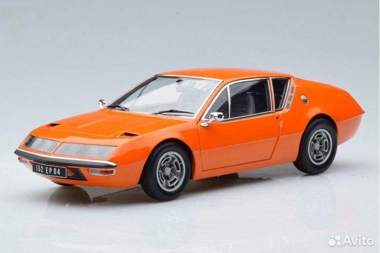 Коллекционная модель Alpine A310 1600 VF 1974 Acropolis Orange 1:18
