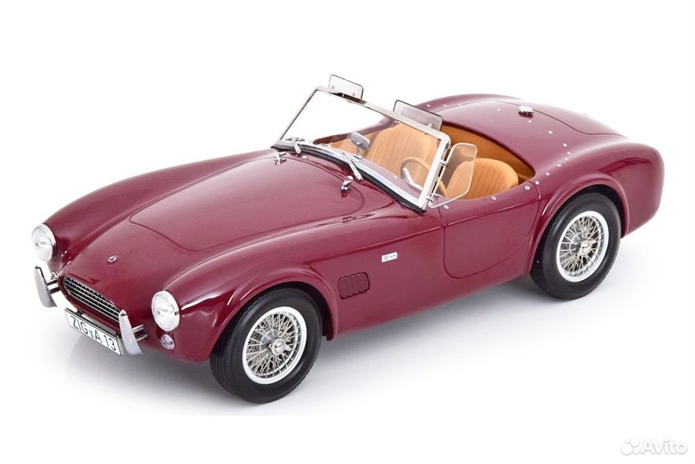 Коллекционная модель AC Cobra 289 1963 Dark Red 1:18 Norev