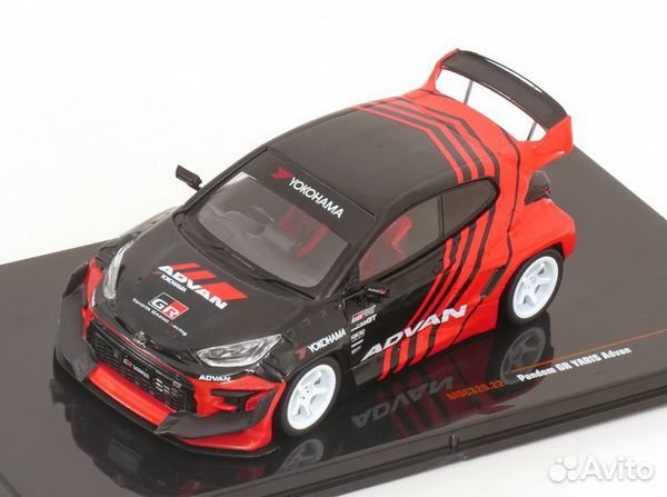 Коллекционная модель Toyota Pandem GR Yaris Advan 2022 1:43 IXO