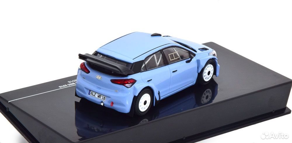 Коллекционная модель Hyundai i20 WRC Testcar(с колесами) 2016 1:43