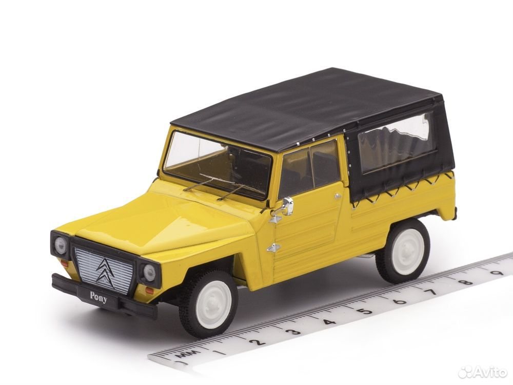 Коллекционная модель Citroen Namco Pony 1975 Yellow 1:43 IXO