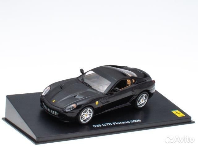 Коллекционная модель Ferrari 599 GTB Fiorano 2006 Black 1:43