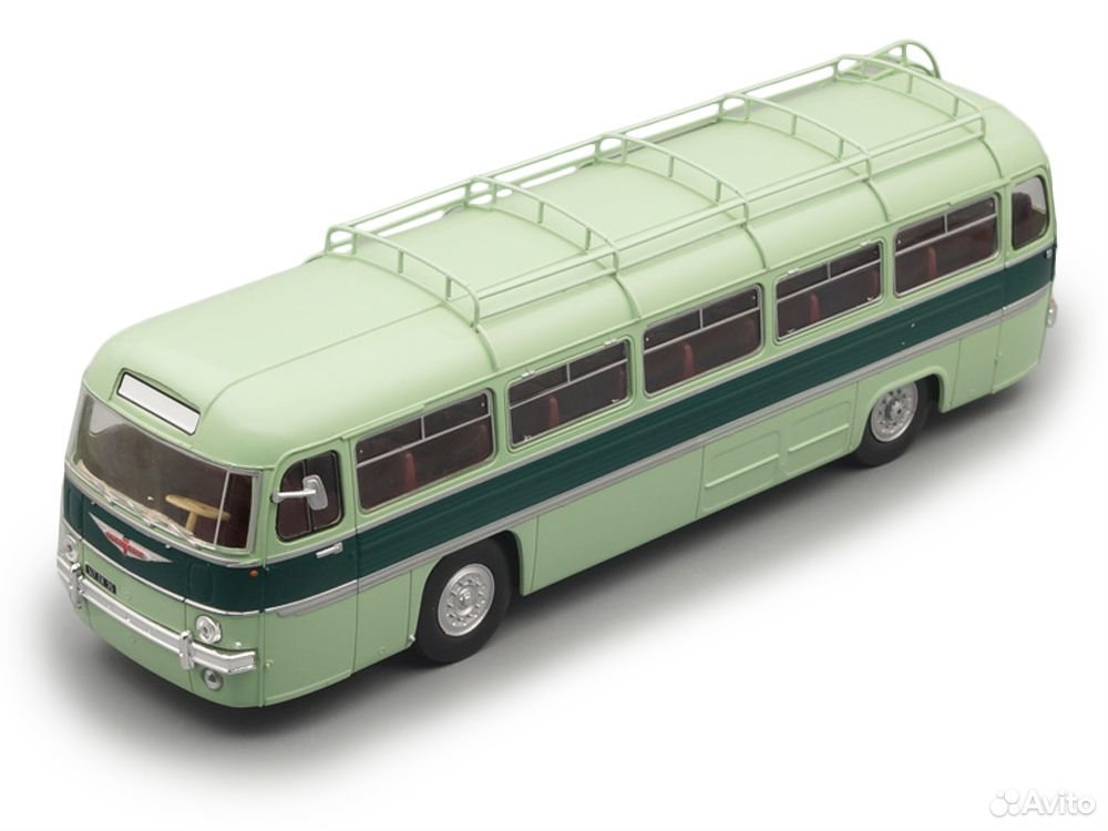 Коллекционная модель автобуса Chausson ANG France 1956 Green 1:43 Altaya