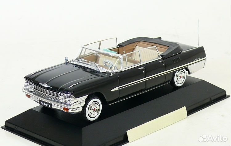 Коллекционная модель ЗИЛ 111Д Кабриолет 1963 Черный 1:24 Altaya