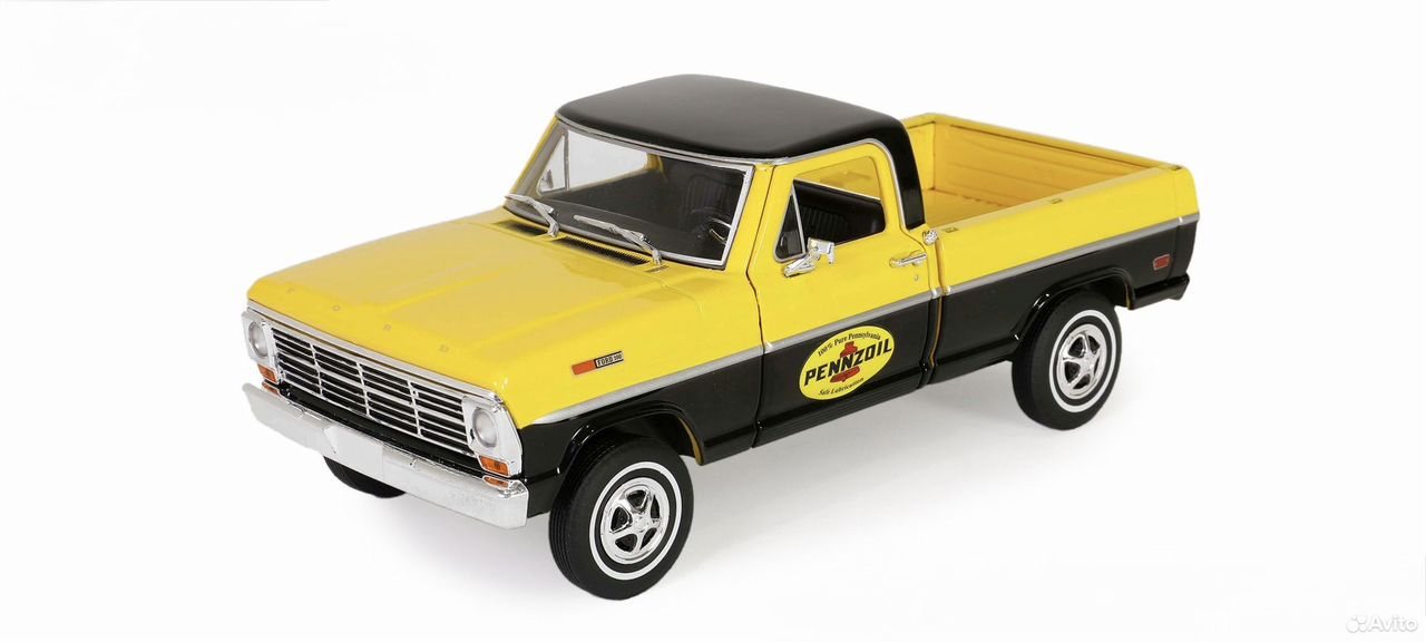 Коллекционная модель Ford F-100 пикап "Pennzoil" 1969 1:24