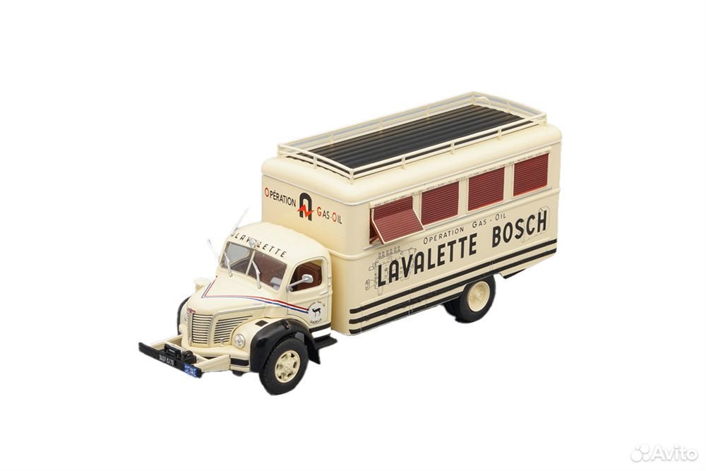 Коллекционная модель Berliet GLC6 Operation GAS-OIL 1969 Cream 1:43