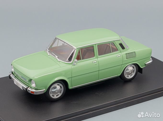 Коллекционная модель Skoda 100 L 1974 Green 1:24 WhiteBox