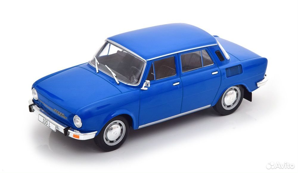 Коллекционная модель Skoda 100 L 1974 Blue 1:24 WhiteBox