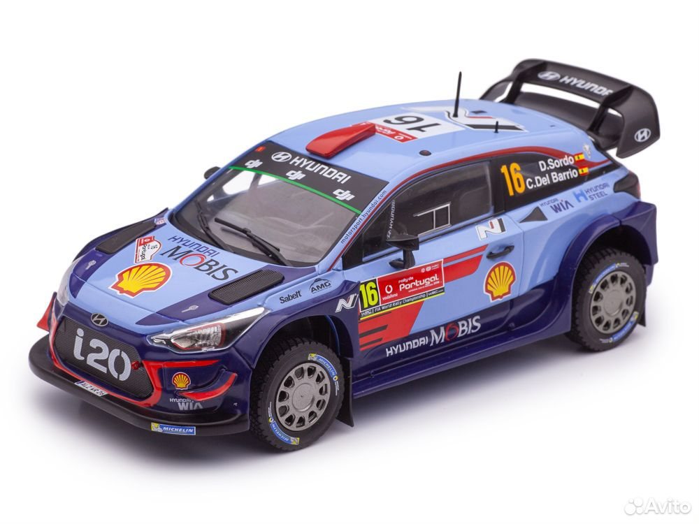 Коллекционная модель Hyundai i20 WRC #16 Sordo/Del Barrio 1:24