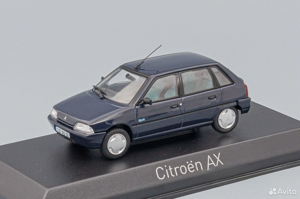 Коллекционная модель Citroen AX Spot 1995 Amiral Blue 1:43 Norev