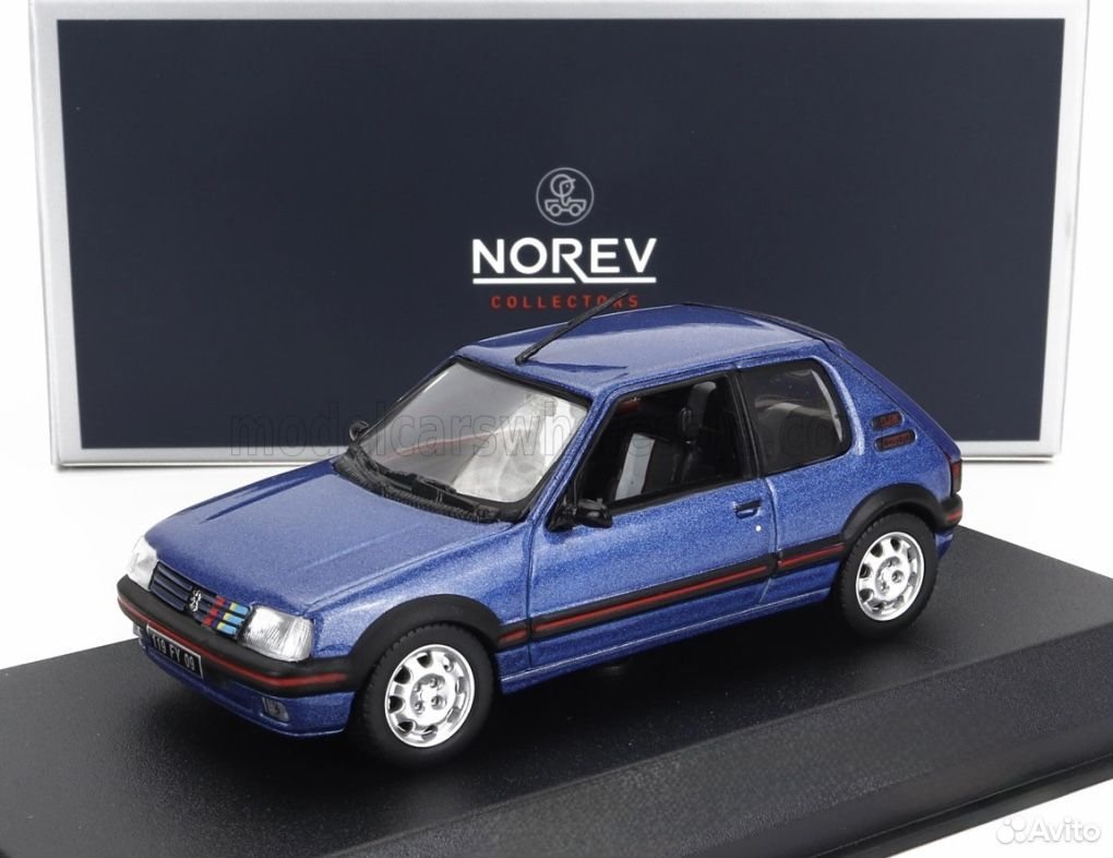 Коллекционная модель Peugeot 205 GTI 1.9 1992 1:43 Norev