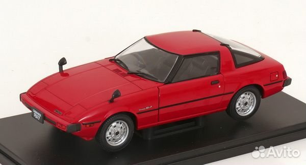 Коллекционная модель Mazda RX-7 1980 Red 1:24 WhiteBox