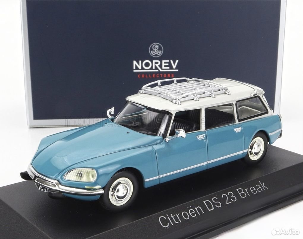 Коллекционная модель Citroen DS23 Break 1974 Lagune Blue 1:43