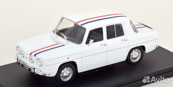 Коллекционная модель Renault 8 Gordini 1964 White 1:24 WhiteBox
