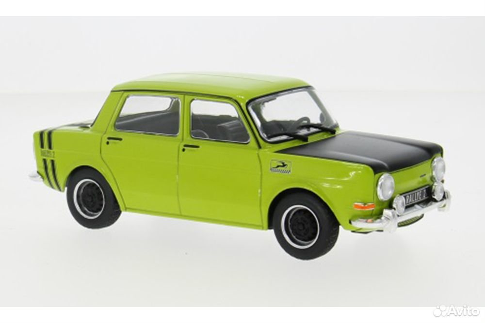 Коллекционная модель Simca 1000 Rally 2 1970 Light Green/Black 1:24