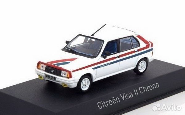 Коллекционная модель Citroen Visa II Chrono 1982 White/Blue/Red 1:43