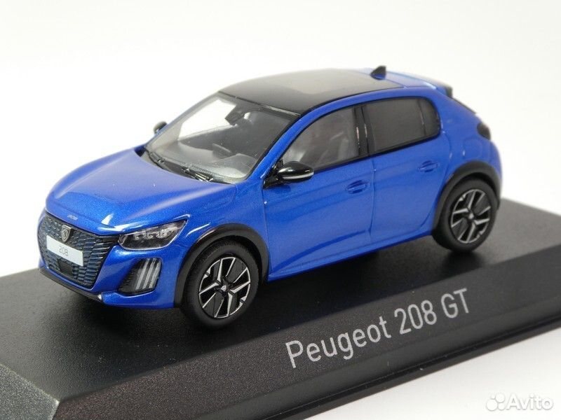 Коллекционная модель Peugeot 208 GT 2024 (3 цвета 1:43 Norev