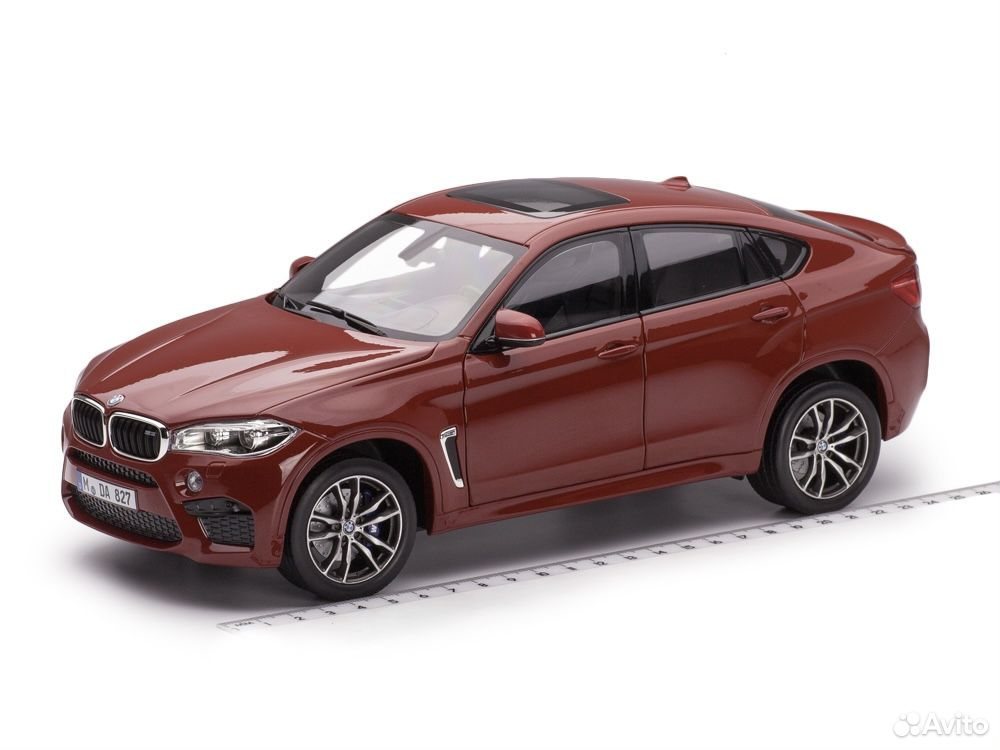Коллекционная модель BMW X6M (F86) 2015 Red Metallic 1:18 Norev