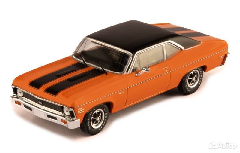 Коллекционная модель Chevrolet Nova SS 1971 Orange/Black 1:43