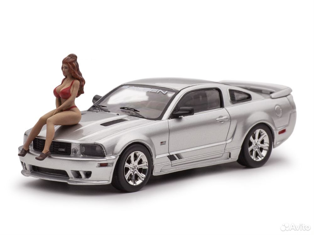 Коллекционная модель Ford Mustang Saleen S281 2005 Silver 1:43