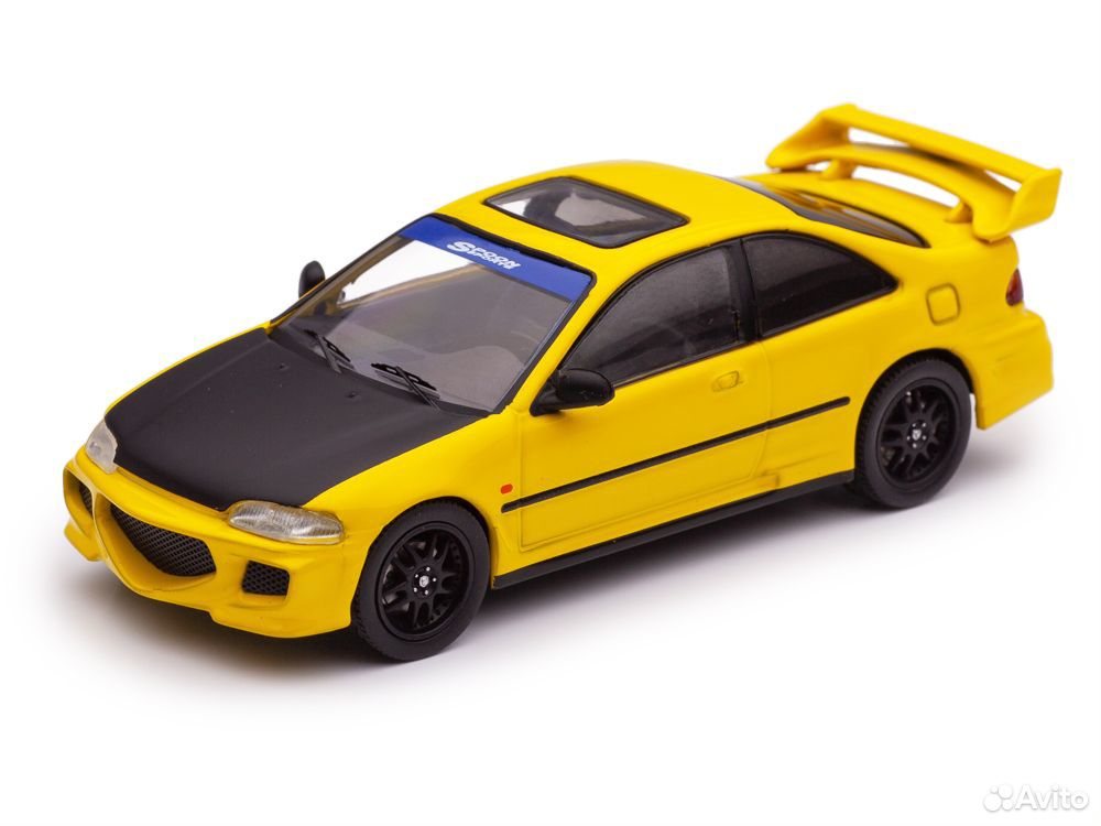 Коллекционная модель Honda Civic Coupe (EJ1) 1995 Yellow 1:43