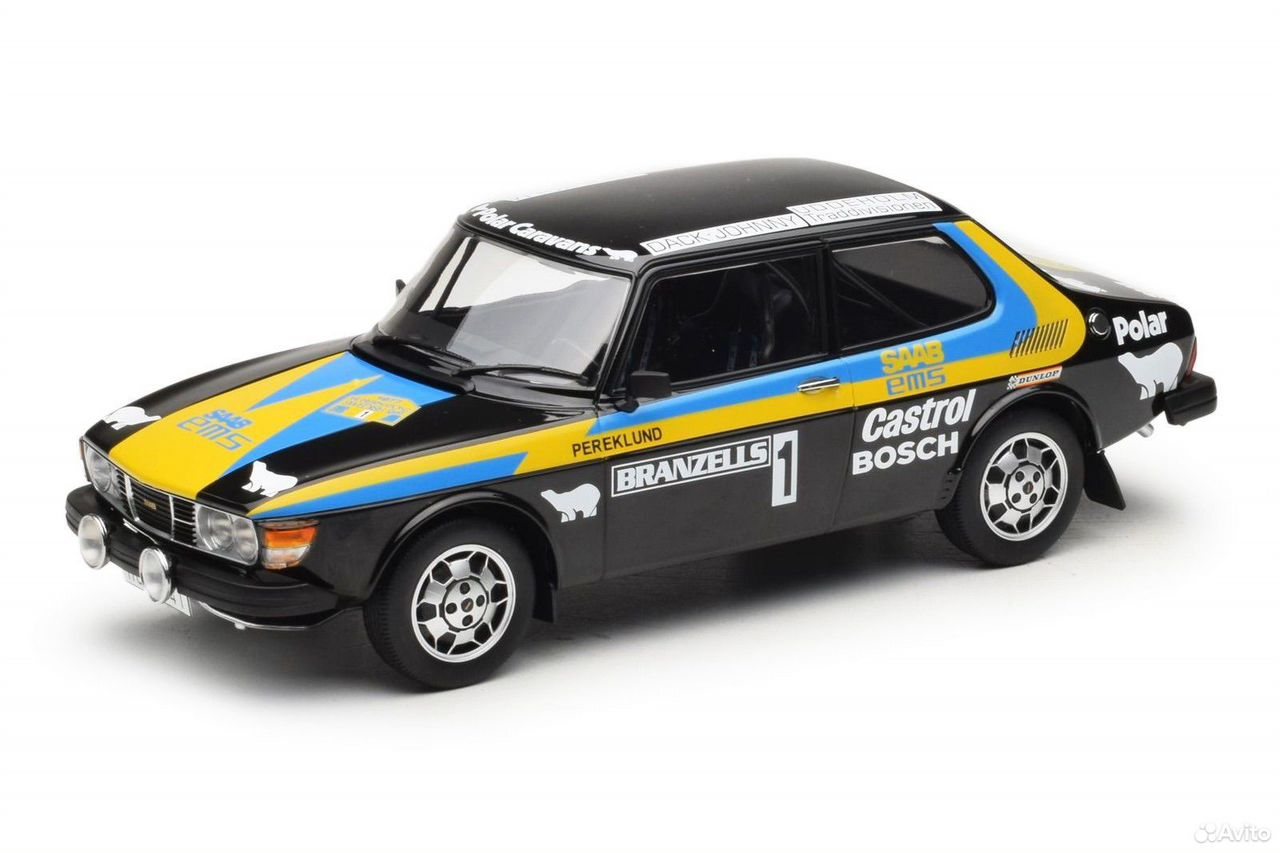 Коллекционная модель Saab 99 EMS #1 Eklund/Cederberg 1:18