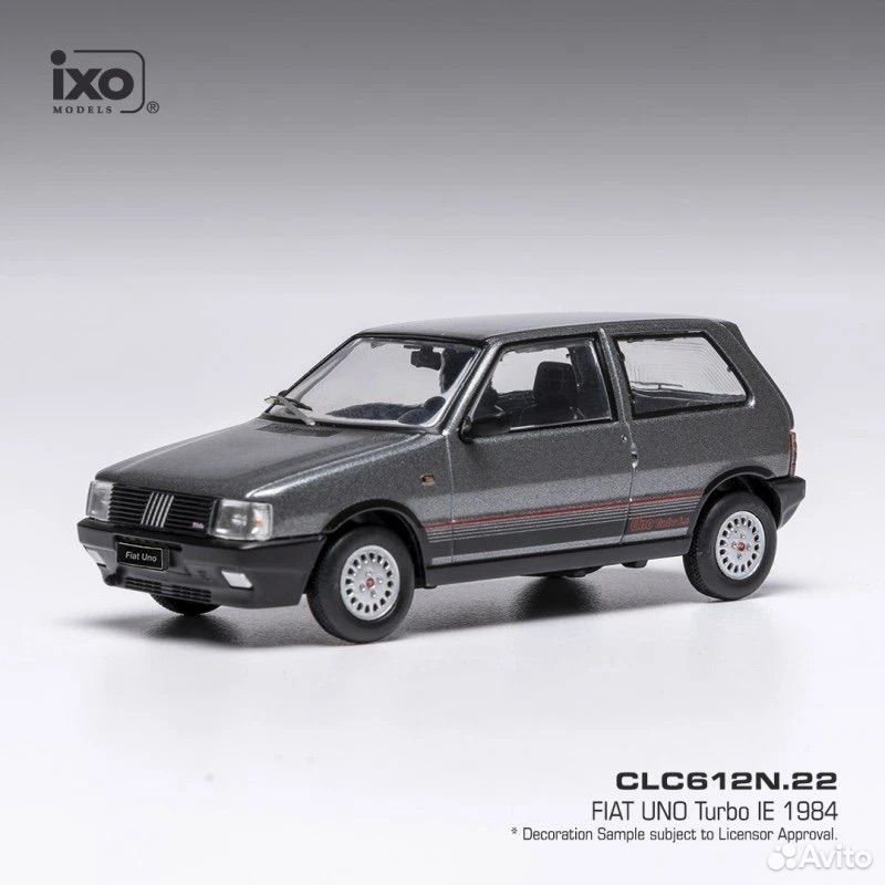 Коллекционная модель Fiat Uno Turbo iE 1984 Grey Metallic 1:43
