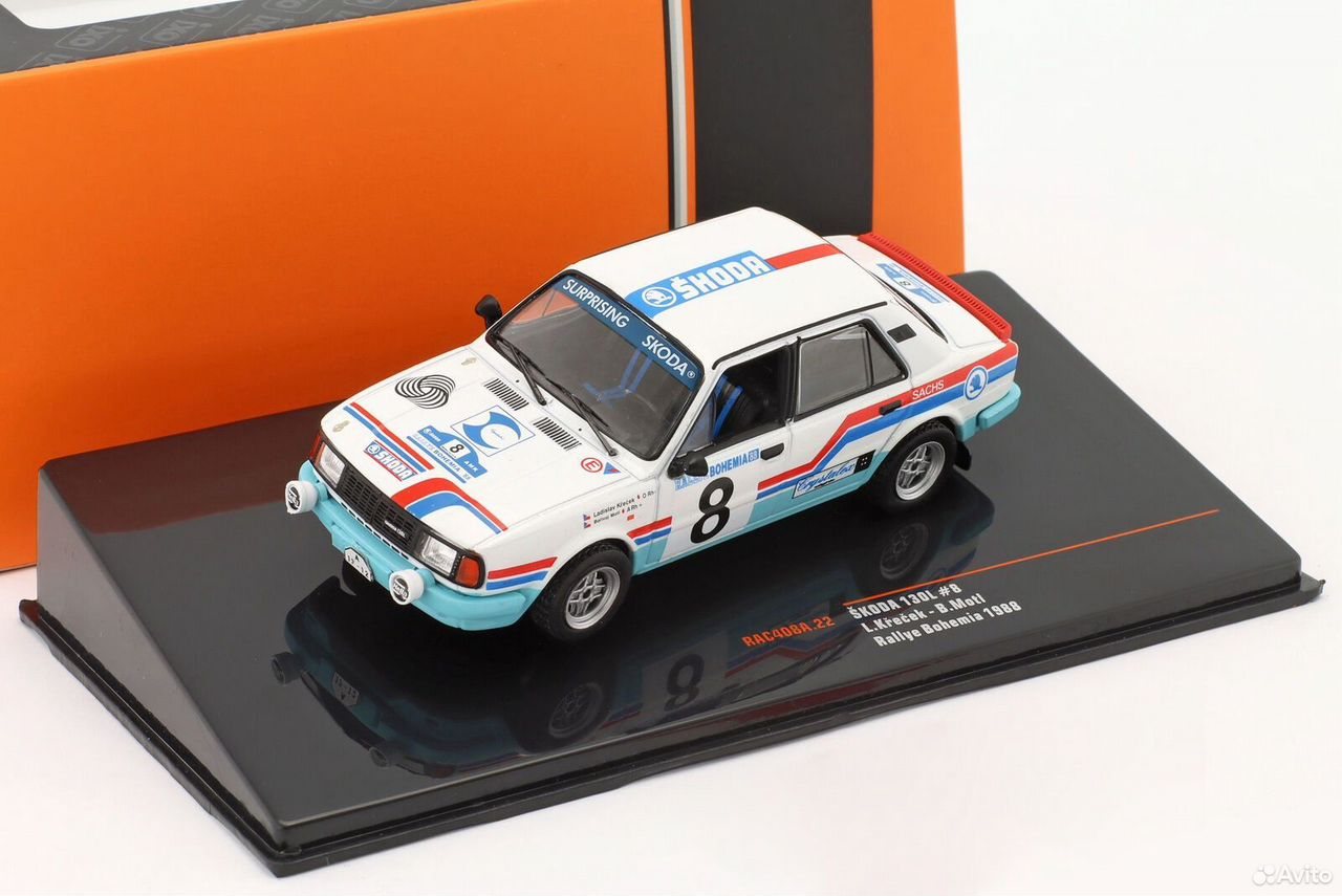 Коллекционная модель Skoda 130L 1988 (2 вида) 1:43 IXO