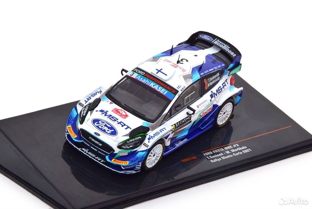 Коллекционная модель Ford Fiesta (5 видов) 1:43 IXO