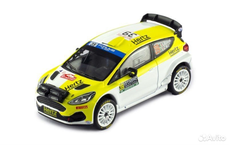 Коллекционная модель Ford Fiesta Rally2 #39 "Hertz" 2024 1:43