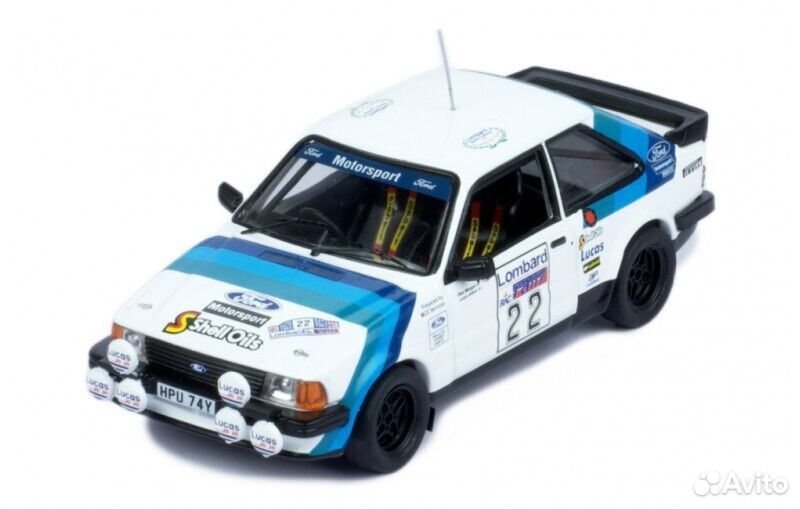 Коллекционная модель Ford Escort MkIIi RS 1600i #22 British 1983 1:43