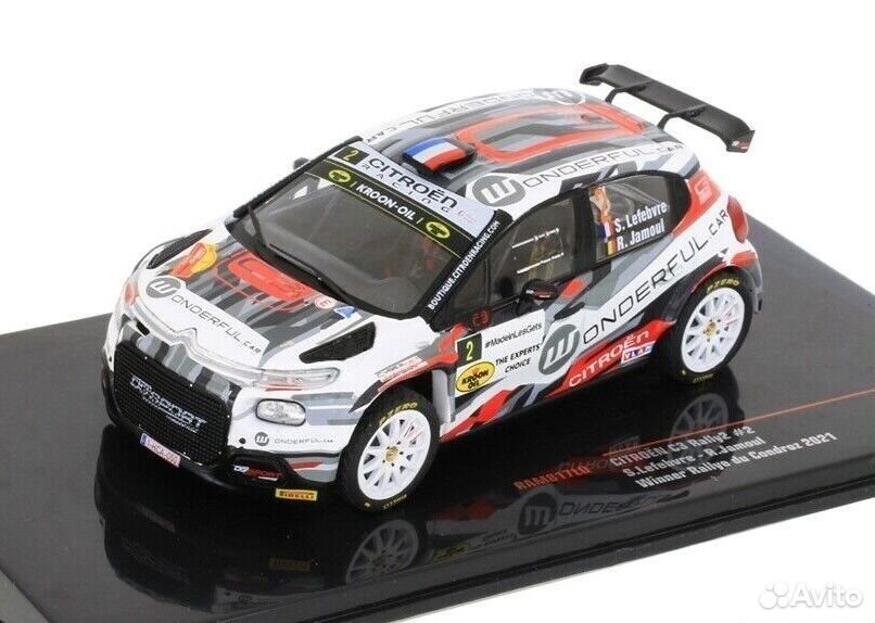 Коллекционная модель Citroen C3 R5 (10 видов) 1:43 IXO