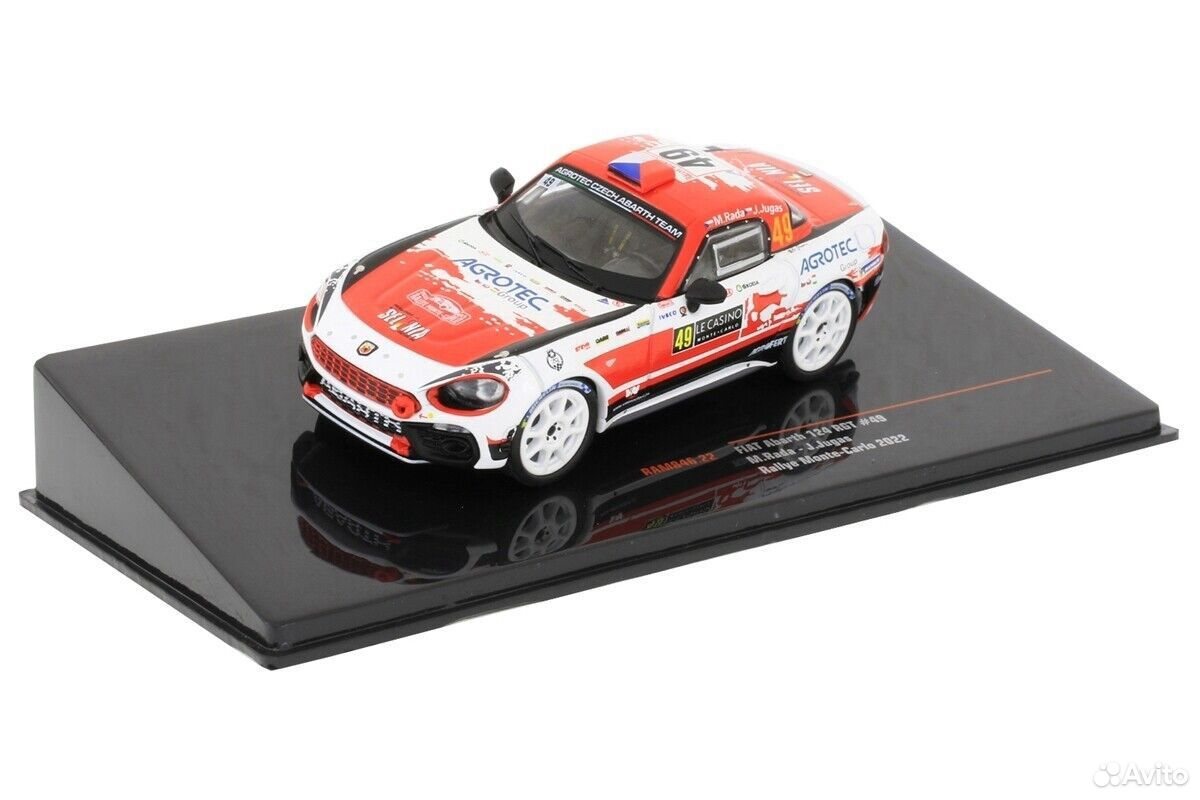 Коллекционная модель Fiat Abarth 124 RGT #49 2022 1:43 IXO