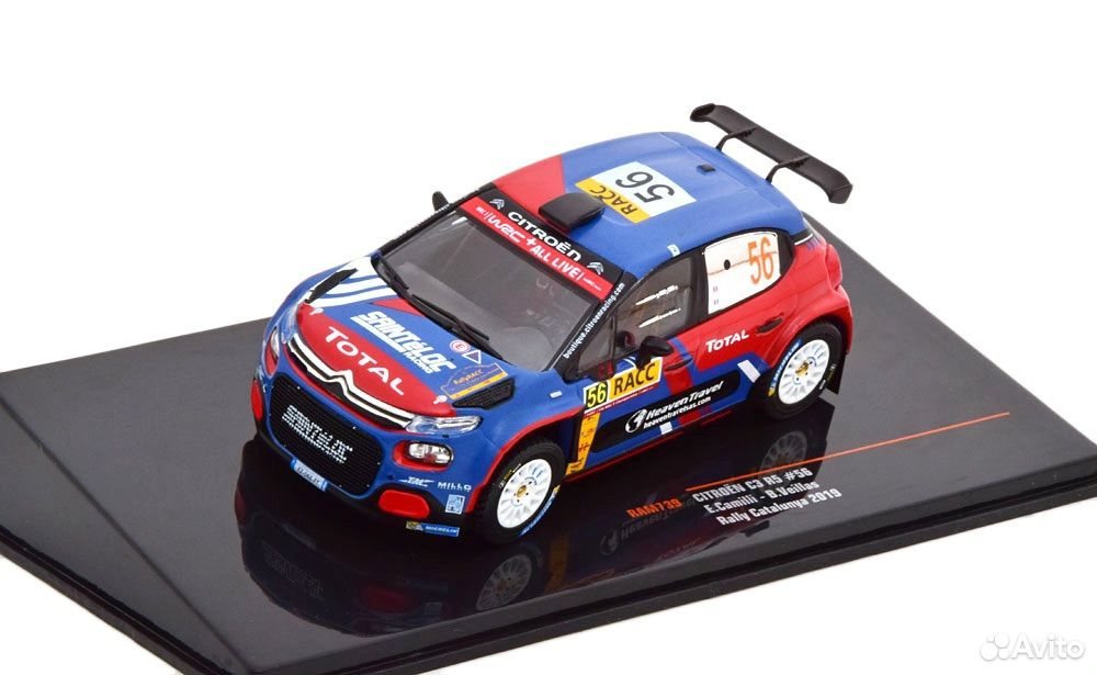 Коллекционная модель Citroen C3 R5 2019 1:43 IXO