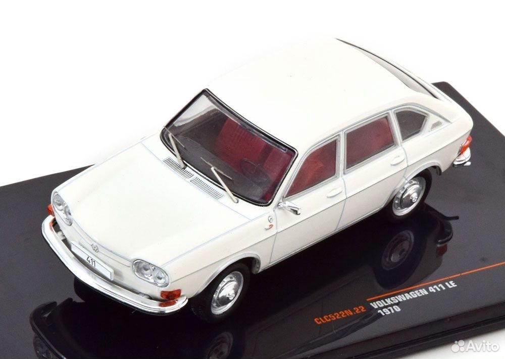 Коллекционная модель VW 411 LE 1970 White 1:43 IXO
