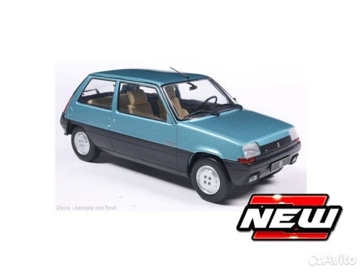 Коллекционная модель Whitebox Renault 5 GTL 1985 1:24 IXO