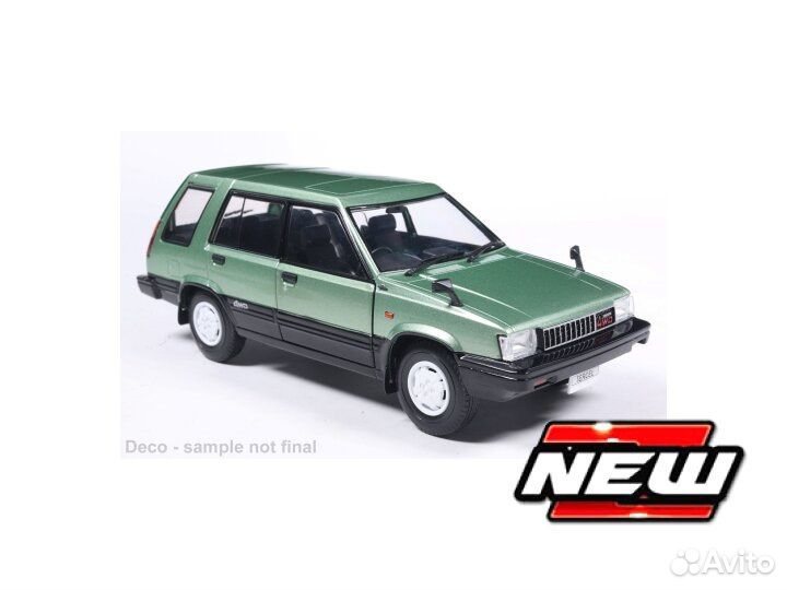 Коллекционная модель Whitebox Toyota Tercel 4WD 1982 1:24 IXO