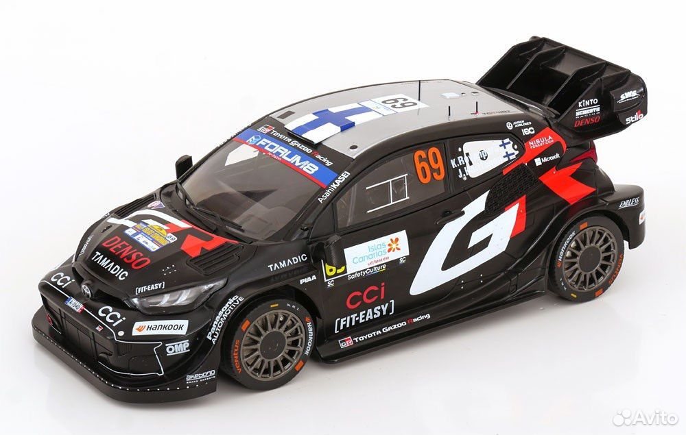 Коллекционная модель Toyota GR Yaris Rally1 Hybrid 1:18