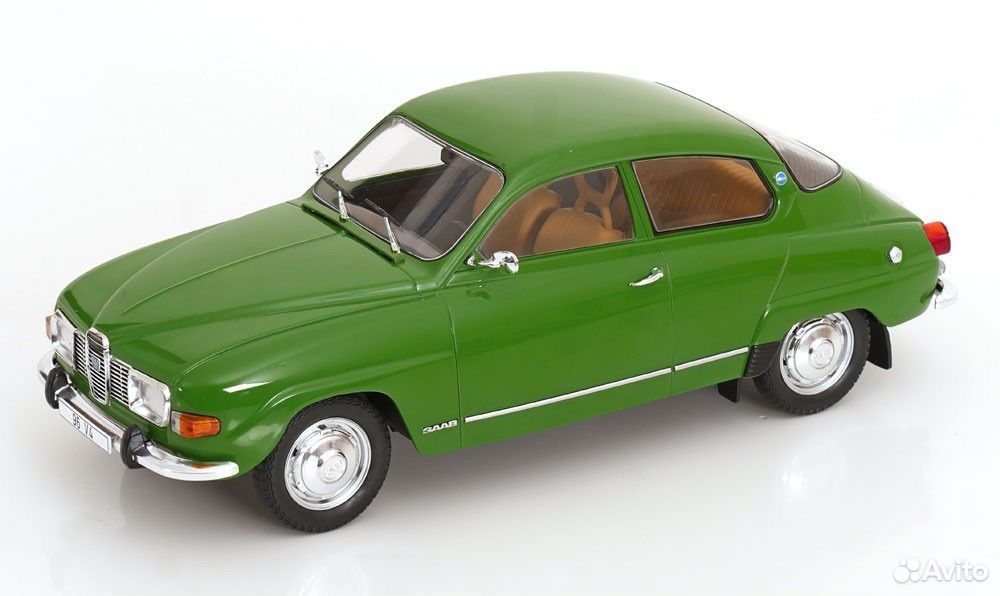 Коллекционная модель Saab 96 V4 1970 Dark Green 1:18 MCG