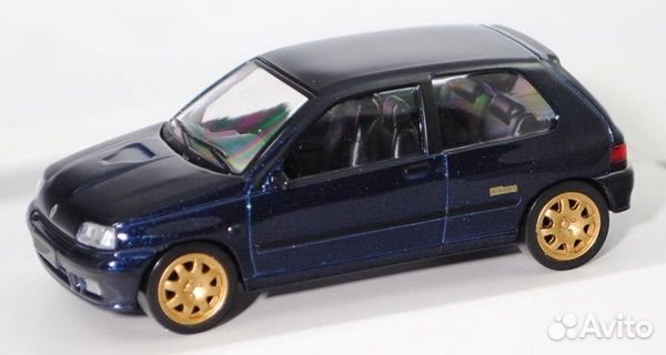 Коллекционная модель Renault Clio Williams 1992 Blue 1:43 Norev