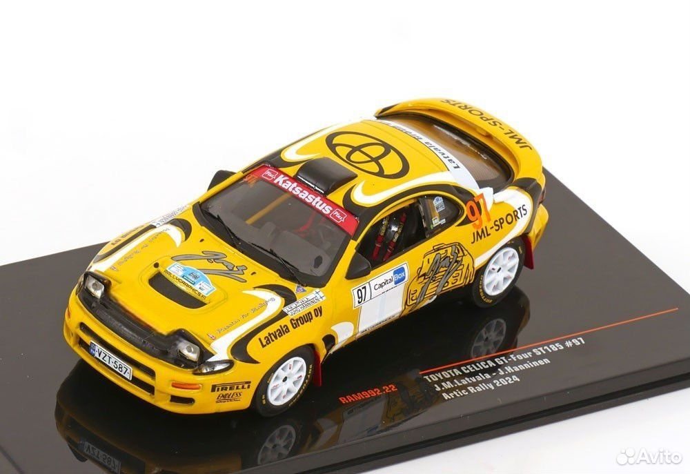 Коллекционная модель Toyota Celica Turbo 4WD #97 Latvala/H 1:43
