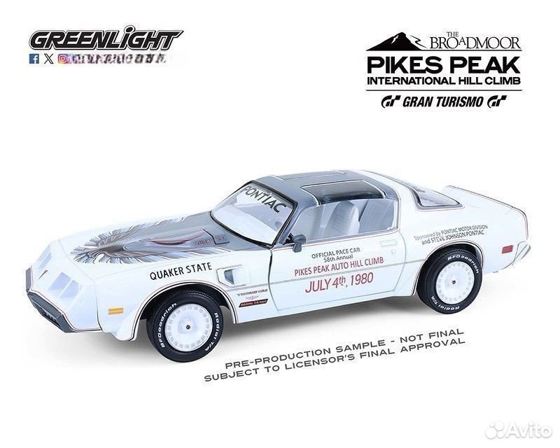 Коллекционная модель Pontiac Firebird Trans Am Official 1:24